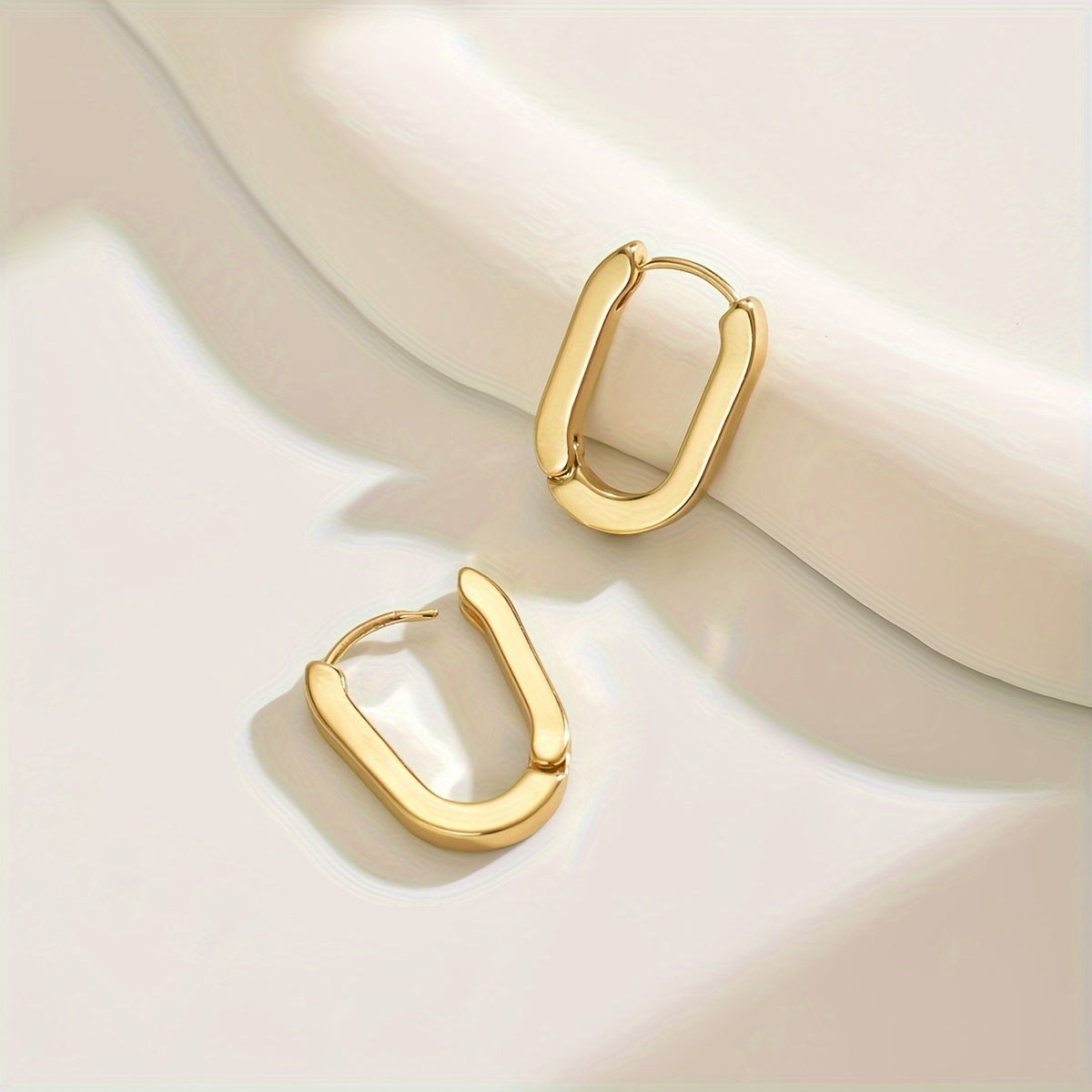 Silvia | Aros Argolla Rectangular