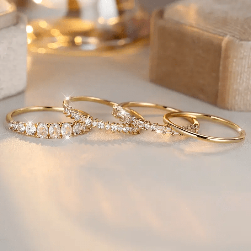 Graciela | Set Anillos Apilables