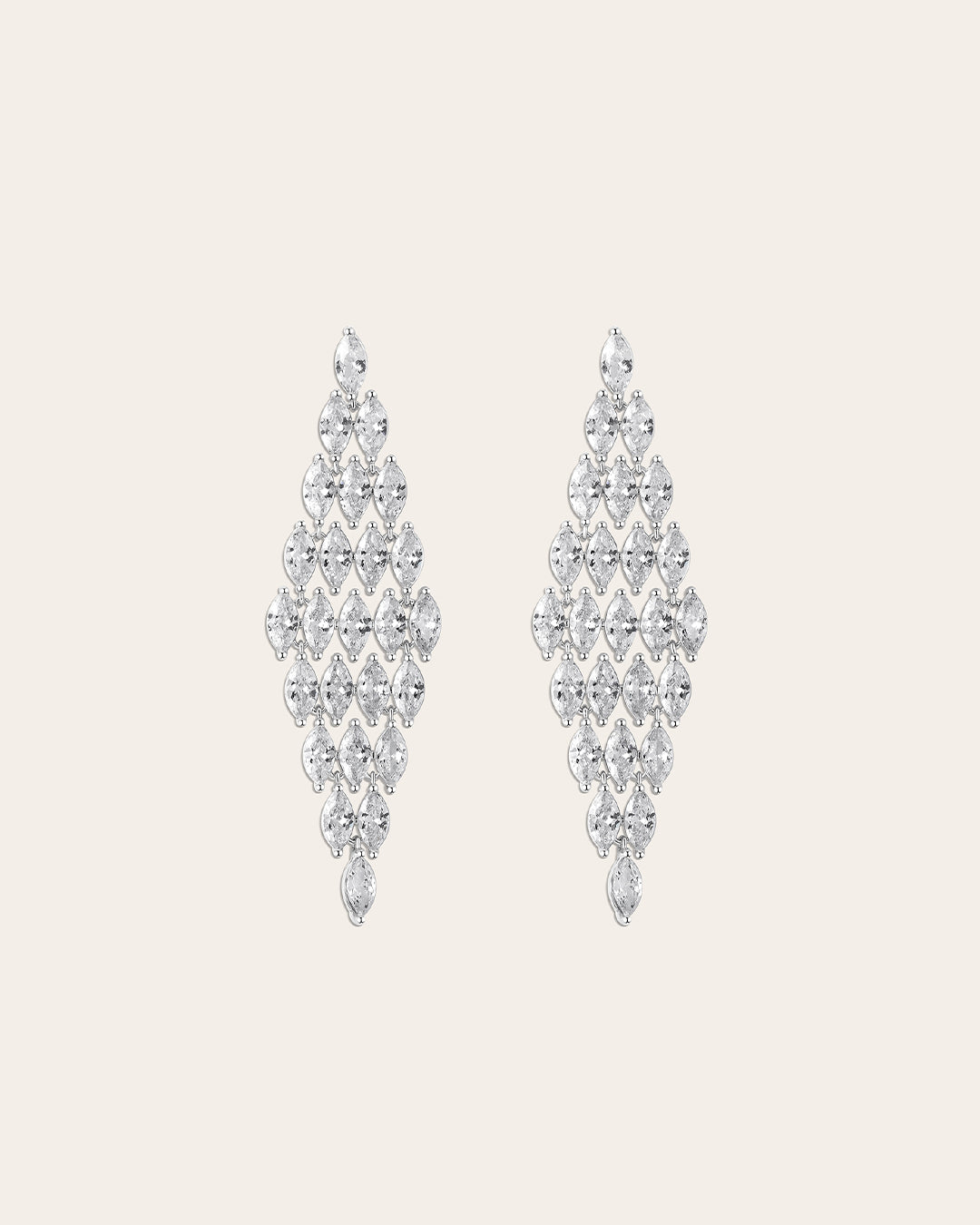 Aros Holly con Acabado Plateado