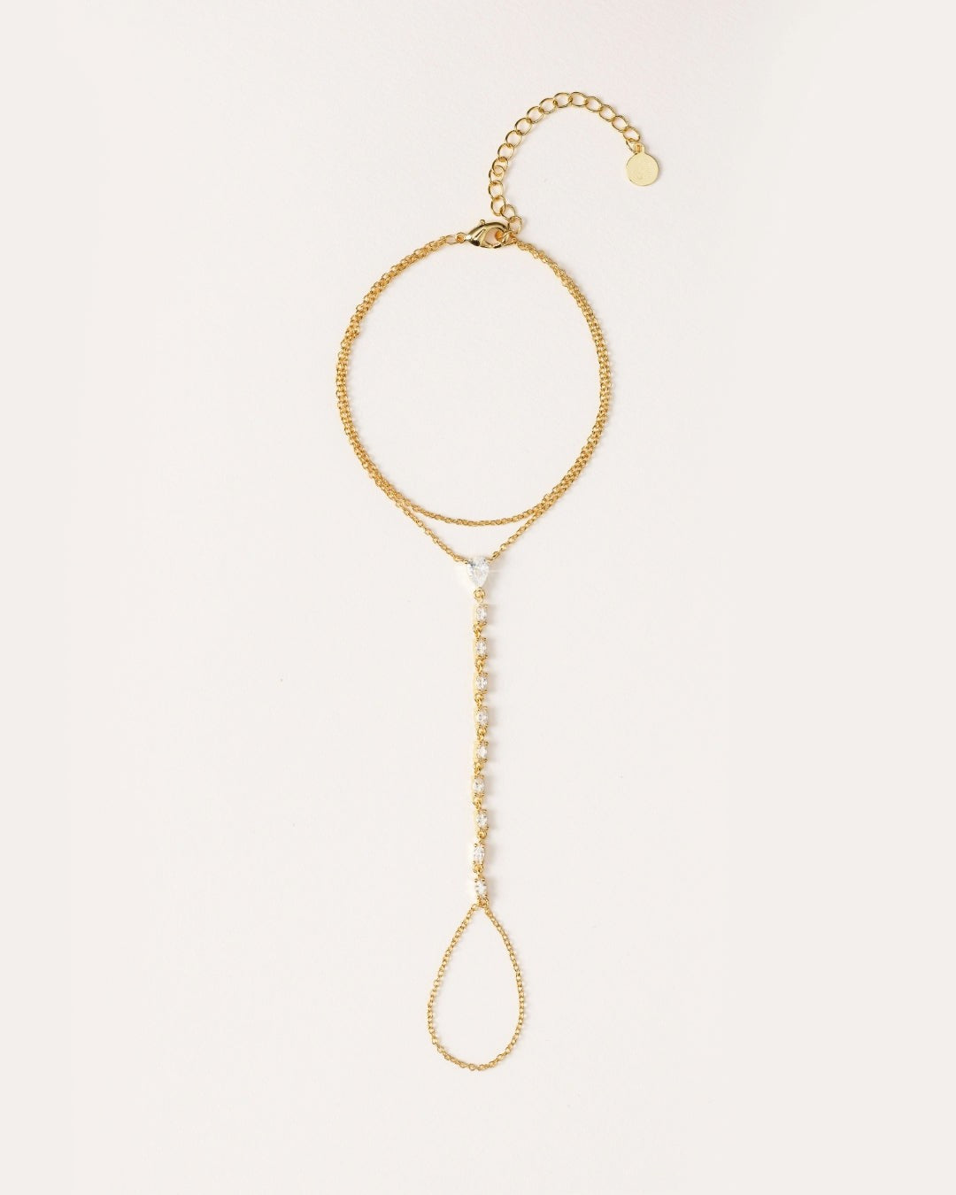 Cadena de Mano Chiara con Acabado Dorado