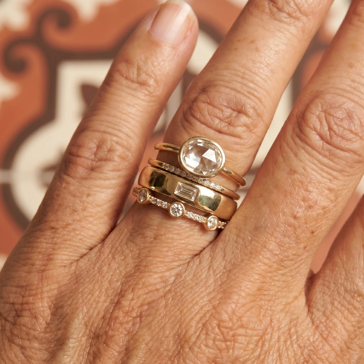 Ámbar | Set de Anillos Atemporal