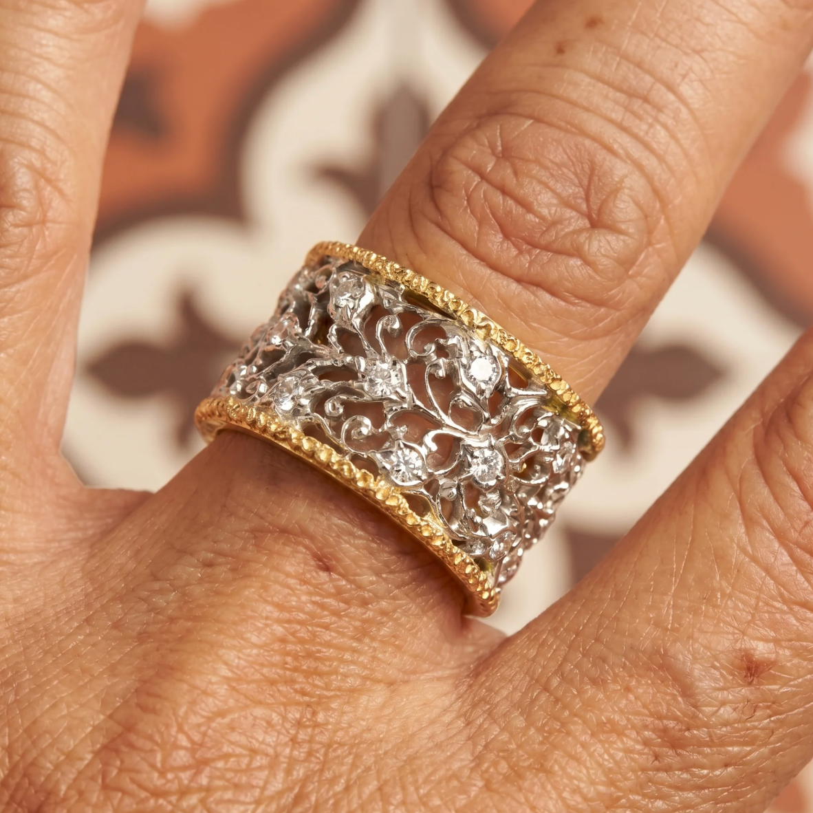 Aldana | Filigraan Ring Bicolor