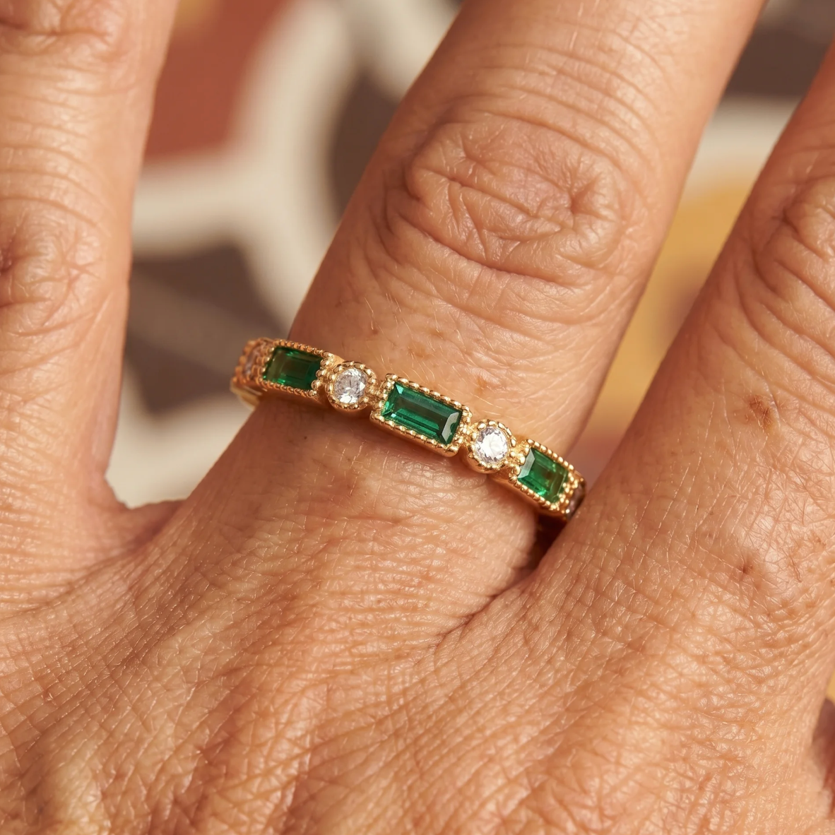 Juana | Anillo Media Eternidad