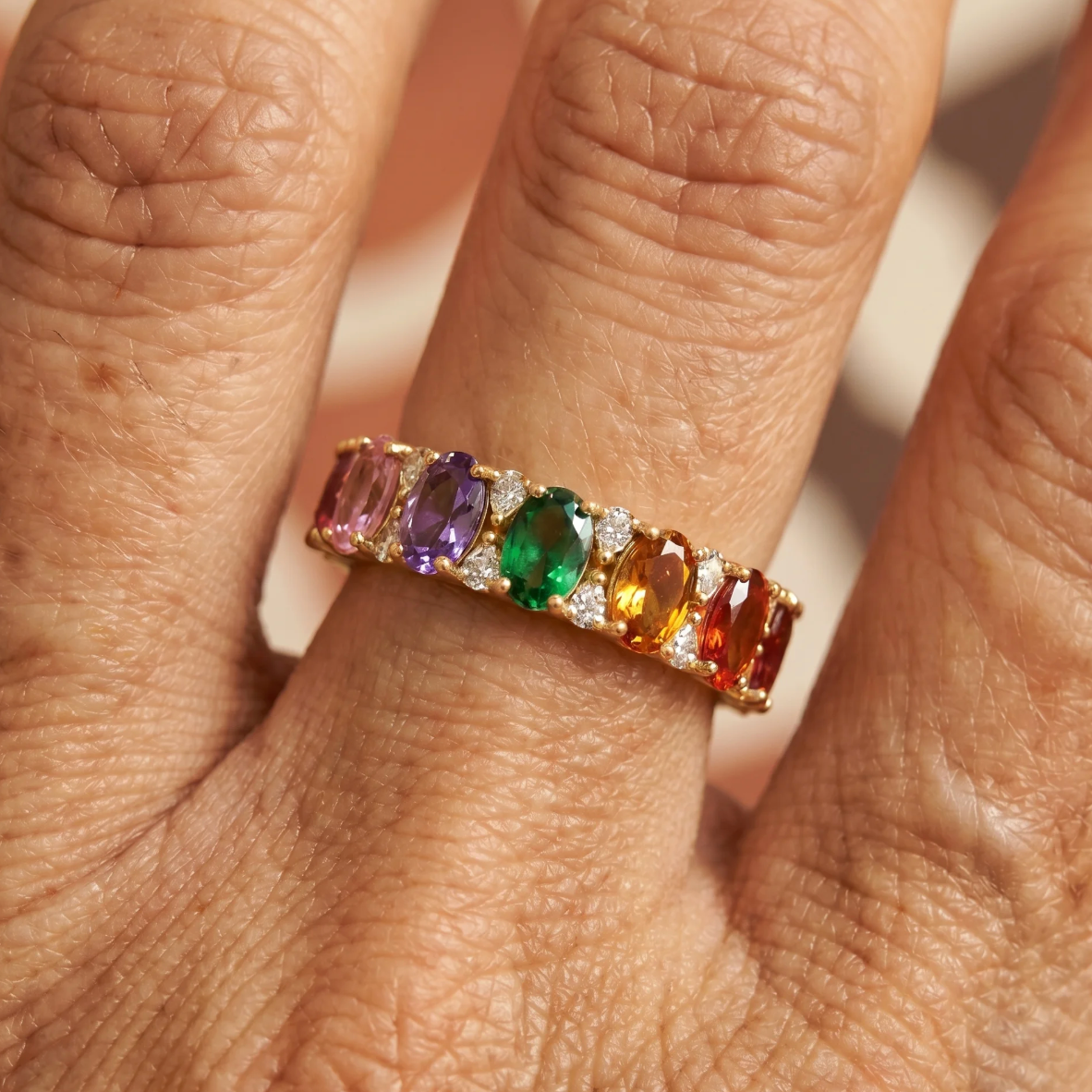 Allegra | Anillo Arcoíris