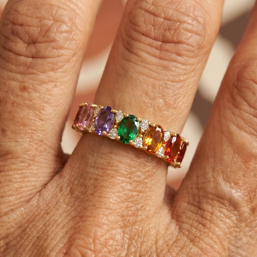 Allegra | Anillo Arcoíris