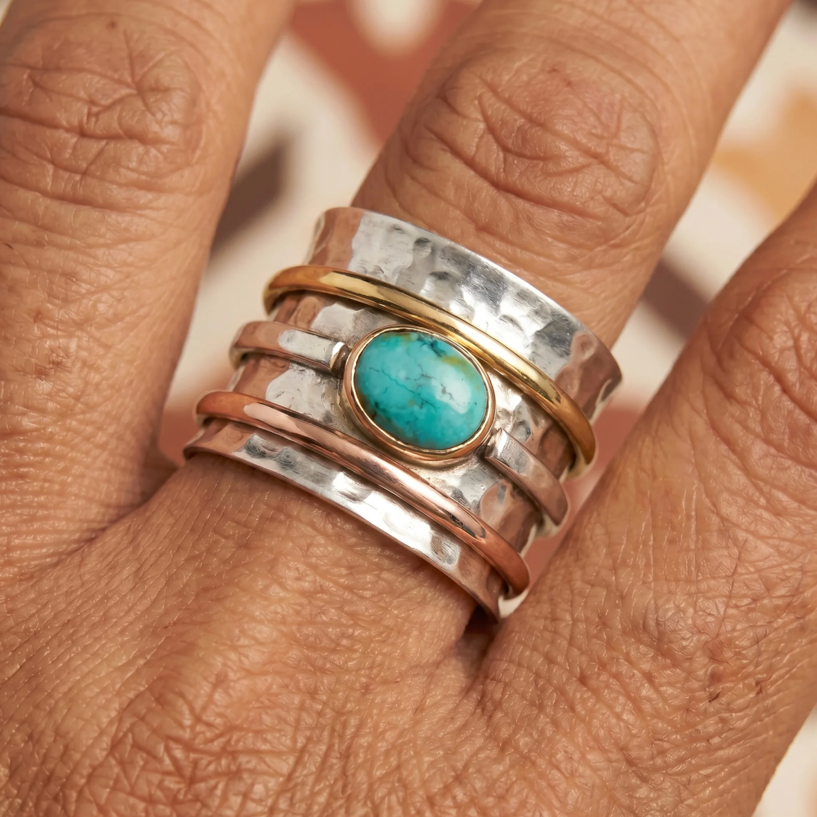Maite | Anillo Tricolor