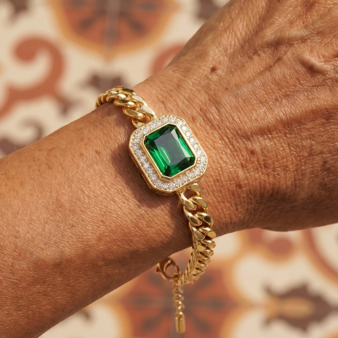 Victoria | Pulsera Cuban Halo