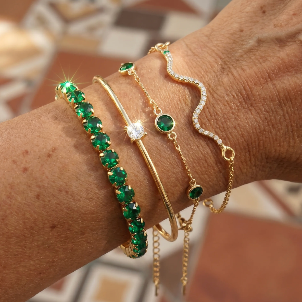 Lorena | Set Cuatro Pulseras