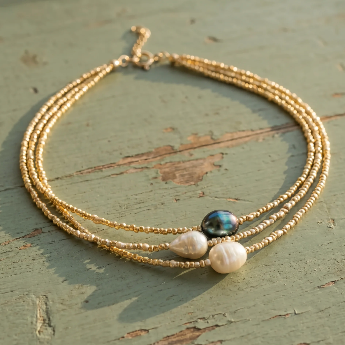 Mavi | Collar Triple Riviera