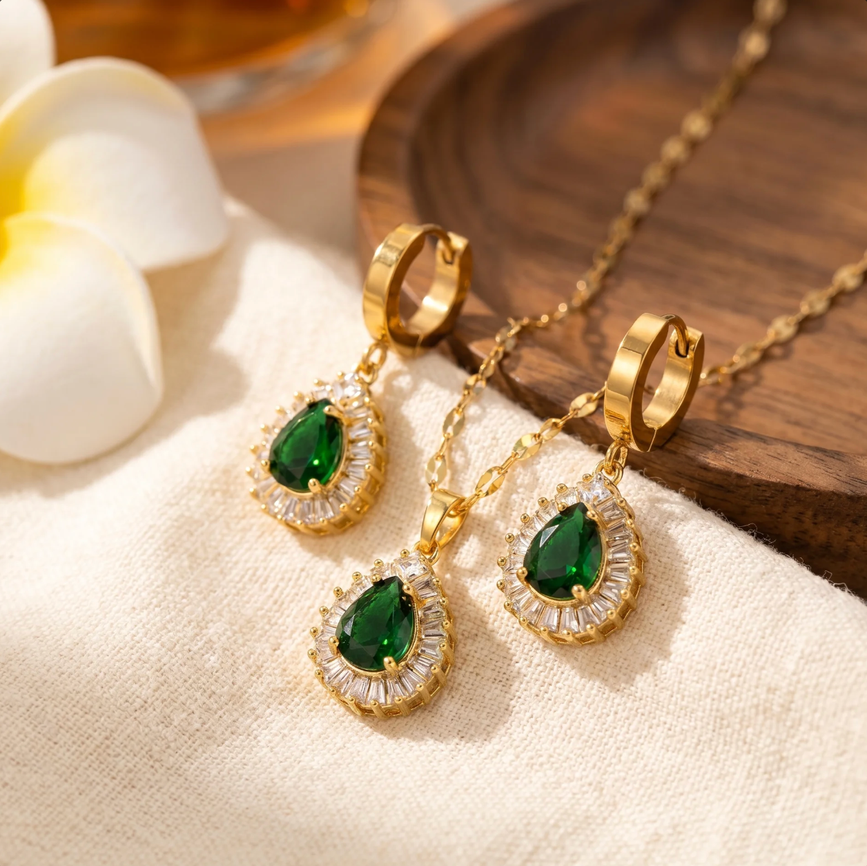 Graciela | Set Gota Baguette