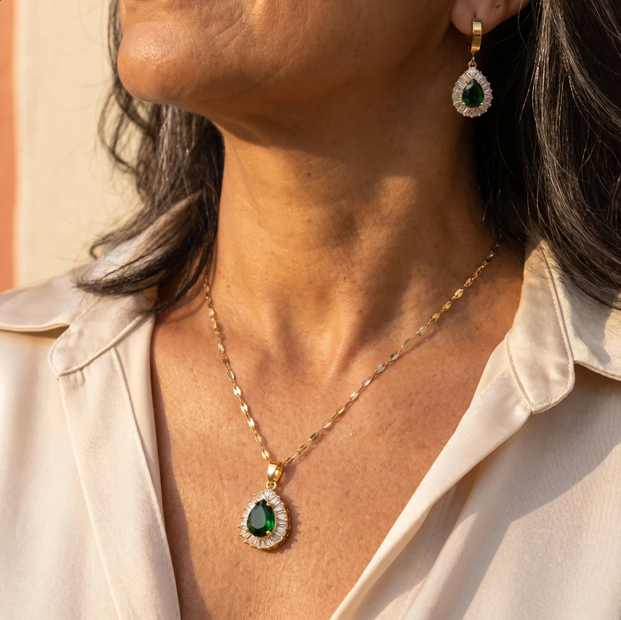 Graciela | Set Gota Baguette