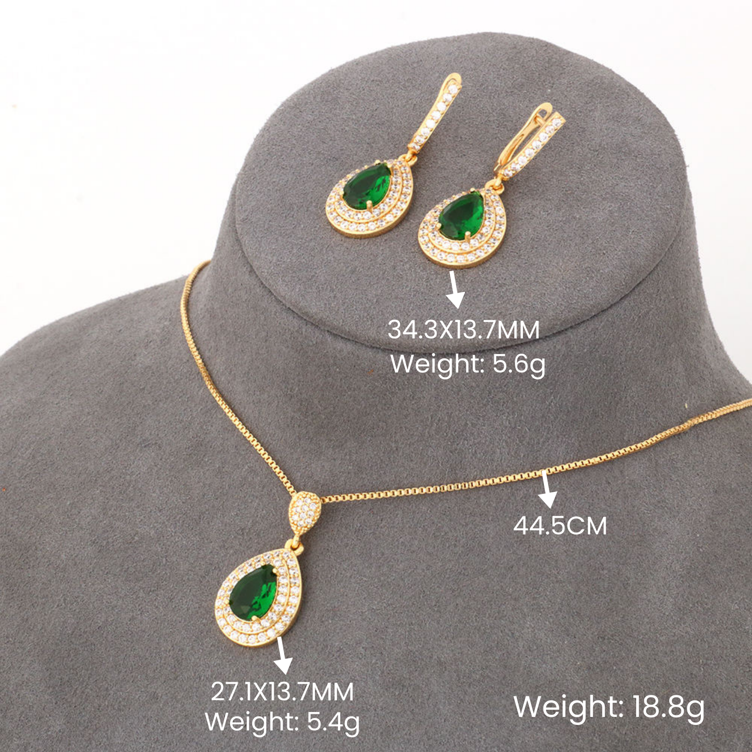 Graciela | Set Gota Verde