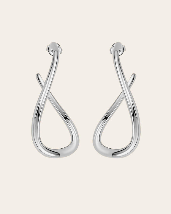 Aros Bella con Acabado Plateado