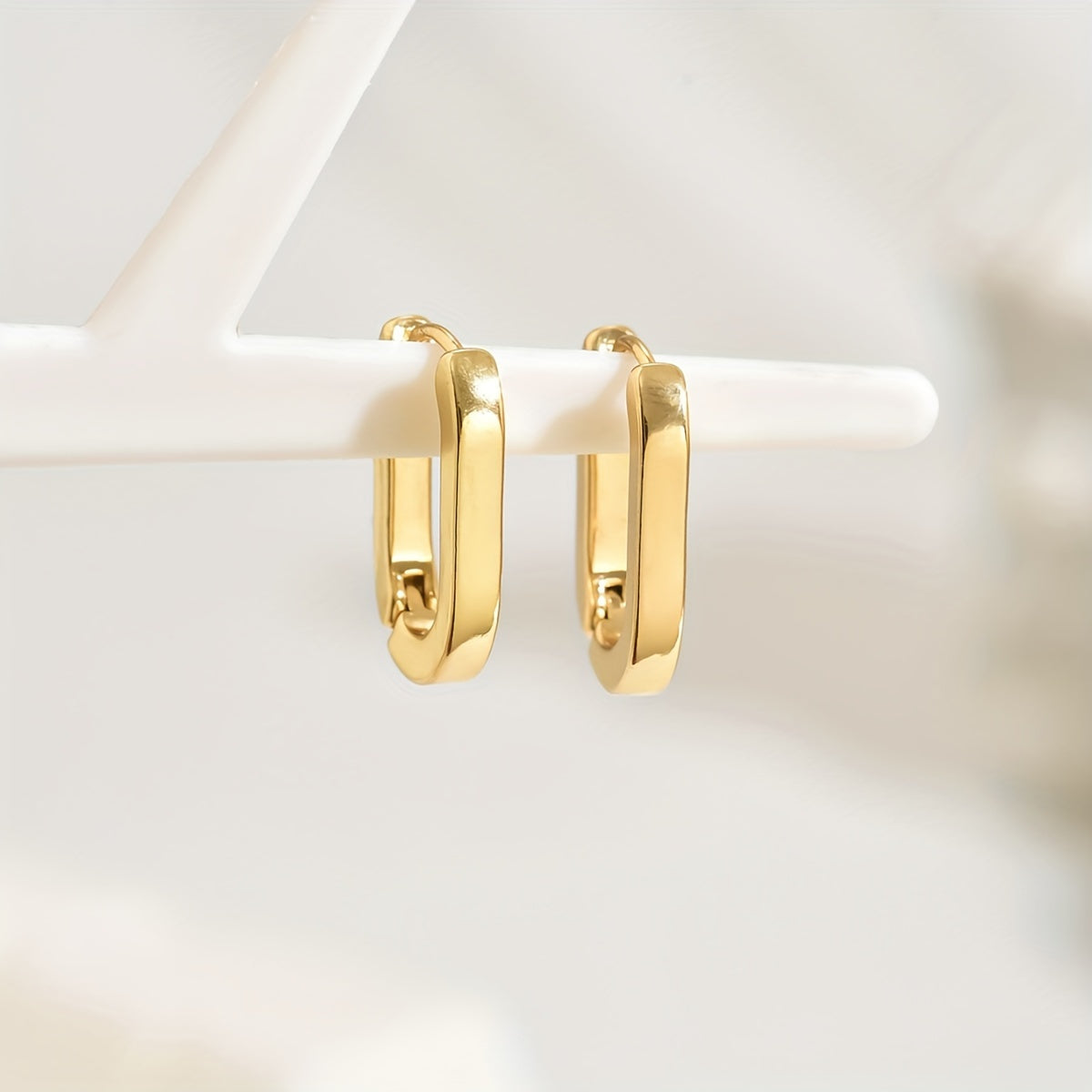 Silvia | Aros Argolla Rectangular