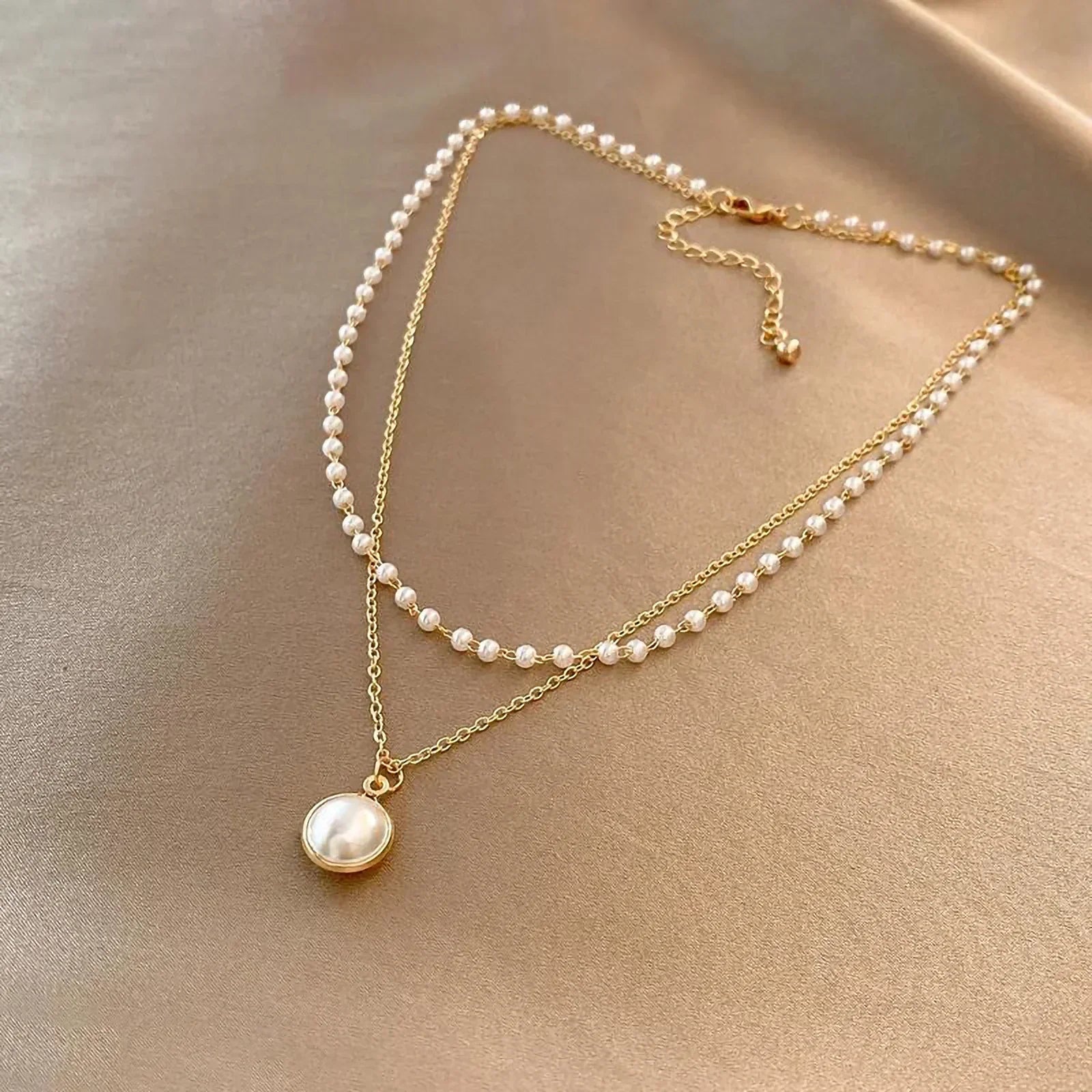Priscila | Collar Doble Hilera