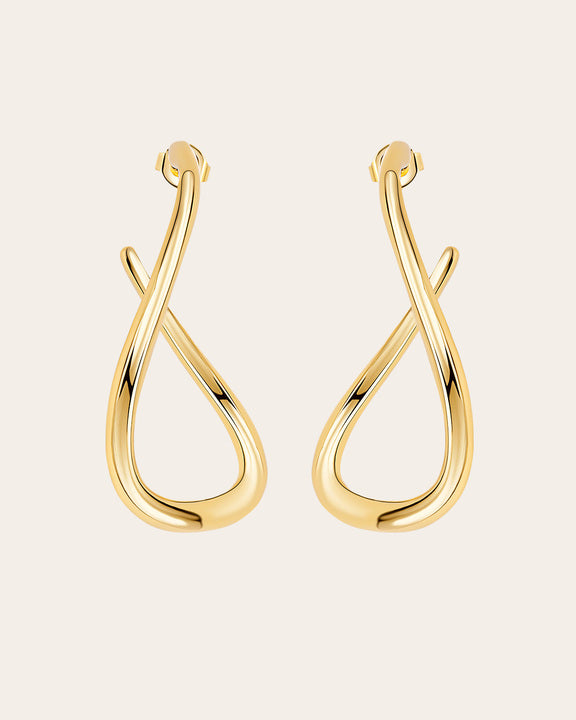 Aros Bella con Acabado Dorado