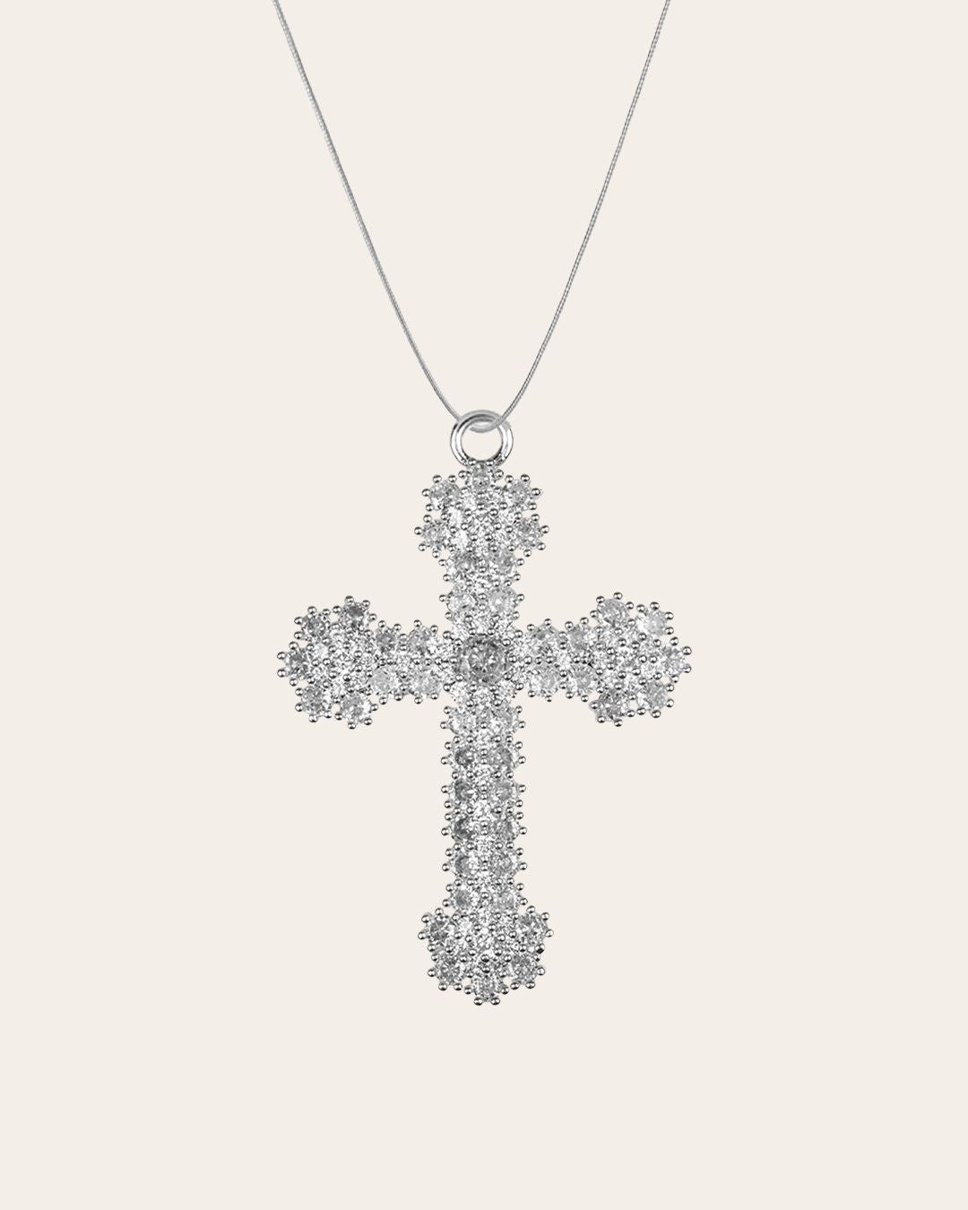 Cadena Luminous Kourtney con Acabado Plateado