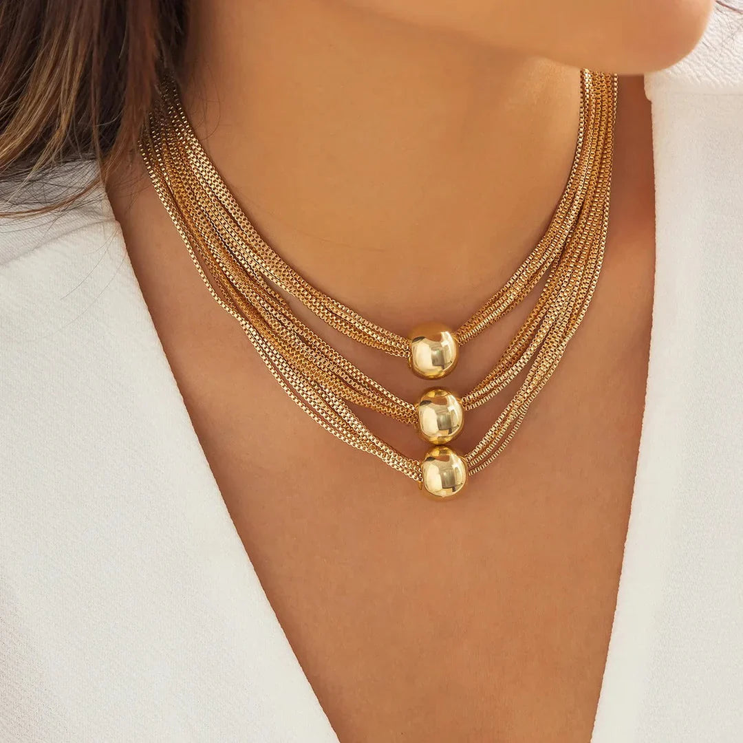 Gabriela | Collar Esferas