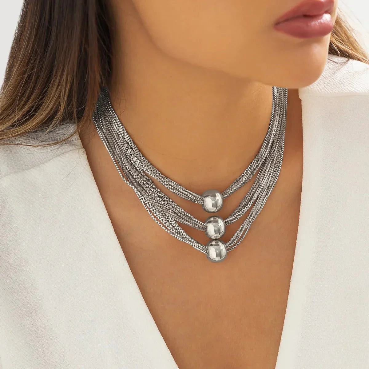 Gabriela | Collar Esferas